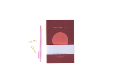 A-Journal - Everyday Notepad Circle Coral