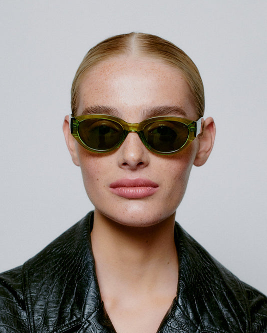 A.KJÆRBEDE - WINNIE Light Olive Transparent