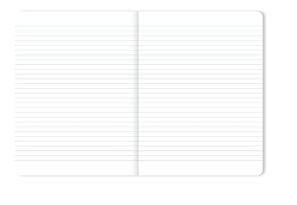 A-Journal - Notizbuch Check Blue