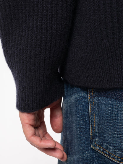 Nudie Jeans - August Rib Woll Pullover