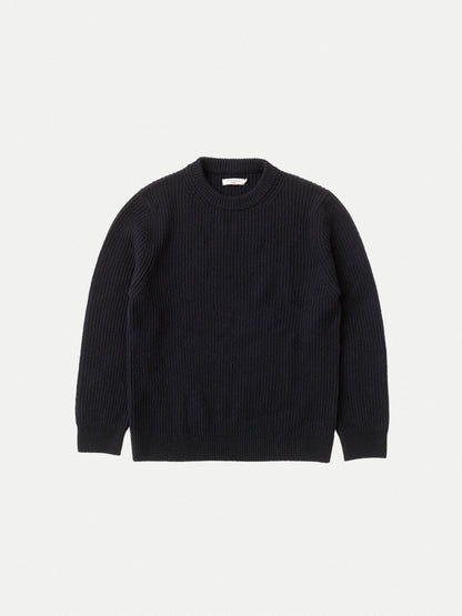Nudie Jeans - August Rib Woll Pullover