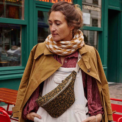 Rose in April - Bum bag Leoprint Caramel