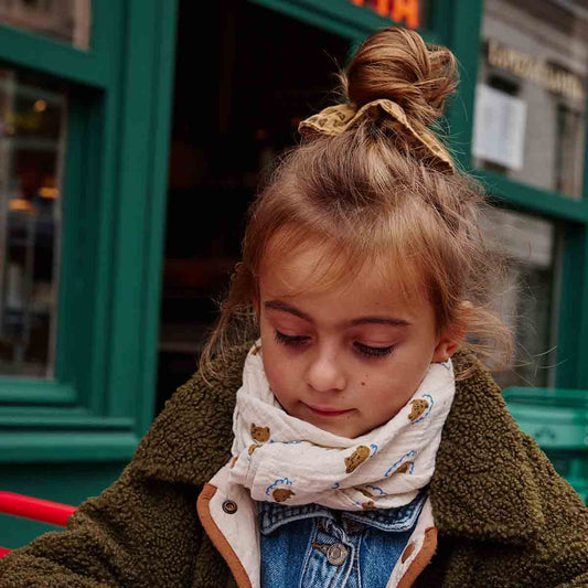 Rose in April - Scrunchie Leoprint Coffee