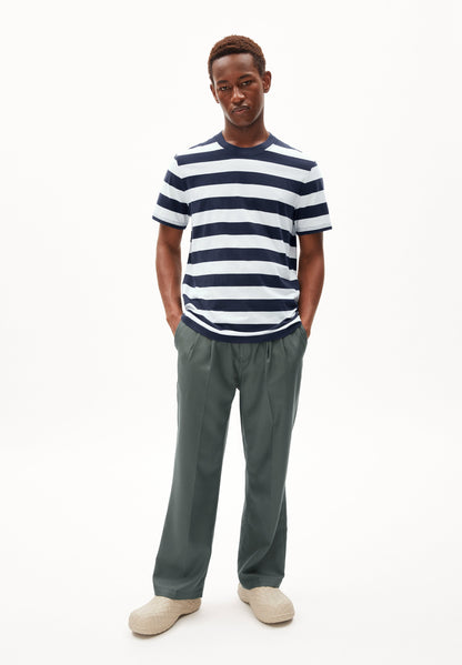 Armedangels - Bahaar Stripes T-Shirt Night Sky