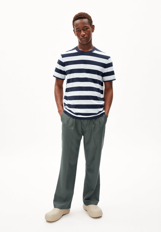 Armedangels - Bahaar Stripes T-Shirt Night Sky