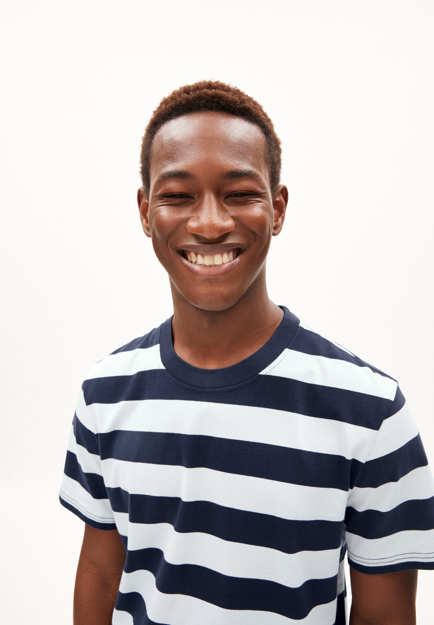 Armedangels - Bahaar Stripes T-Shirt Night Sky