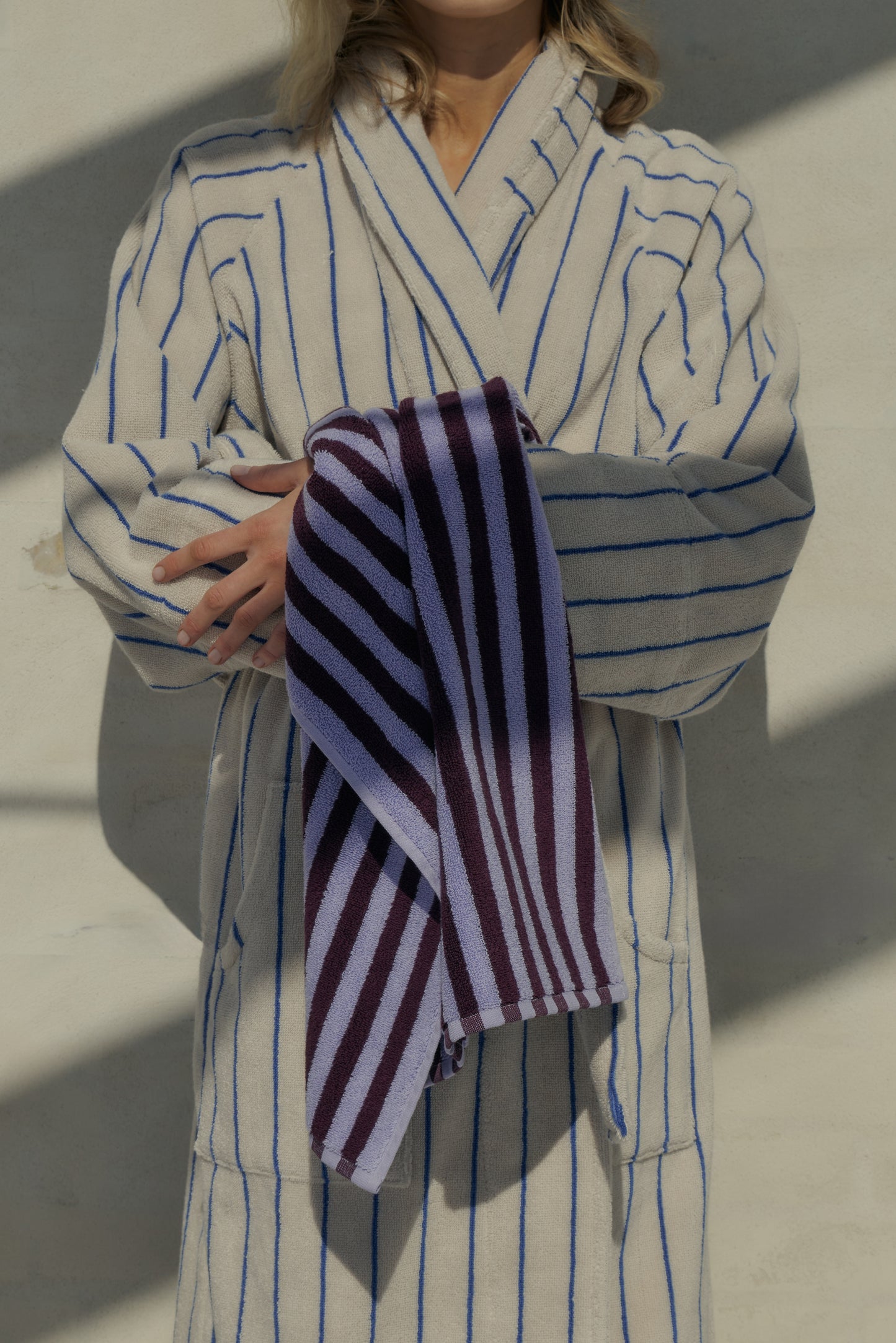 Bongusta - Naram Handtuch | Wine & Lavender Blue