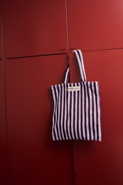 Bongusta - Naram Totebag | Wine & Lavender Blue