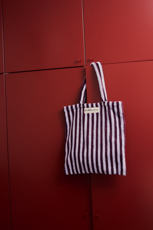 Bongusta - Naram Totebag | Wine & Lavender Blue