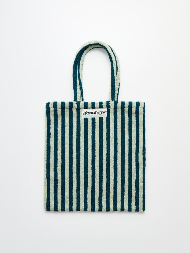 Bongusta - Naram Totebag | Sea Foam & Deep Teal