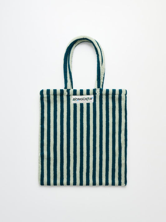 Bongusta - Naram Totebag | Sea Foam & Deep Teal