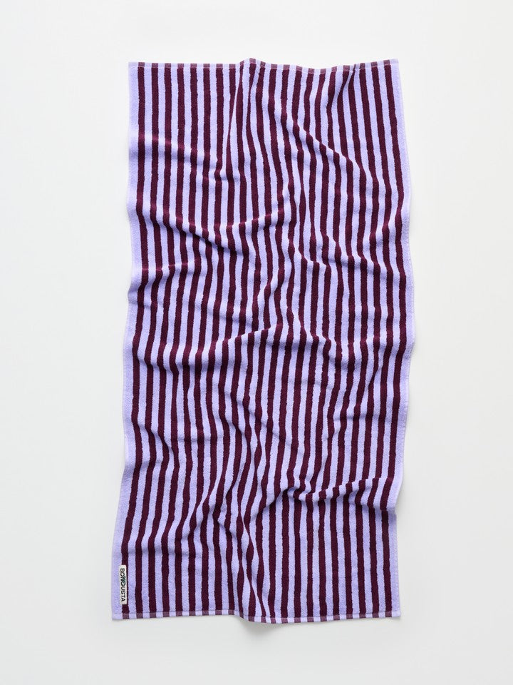 Bongusta - Naram Strandtuch | Wine & Lavender Blue