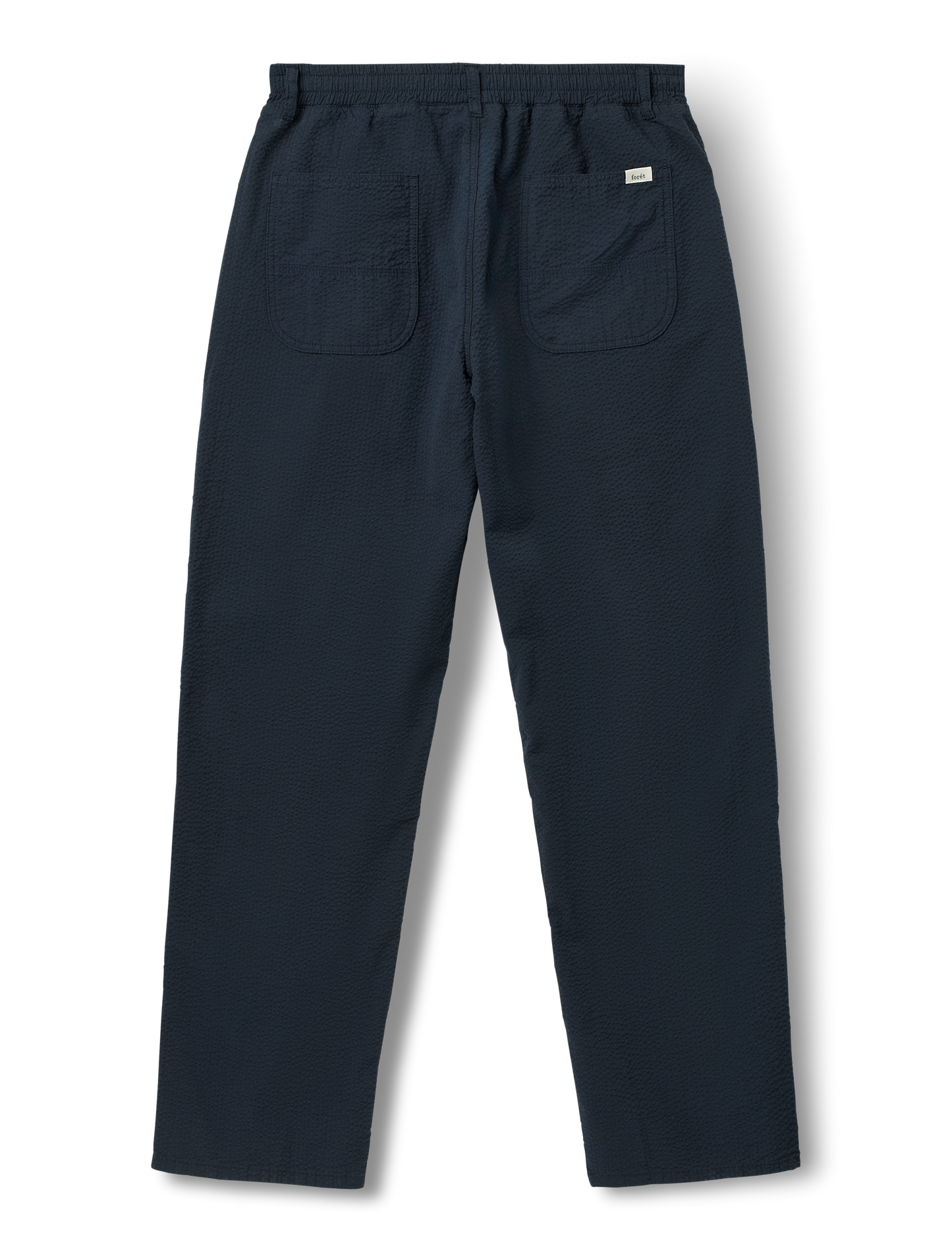 forét - Calm Seersucker Pants | Navy