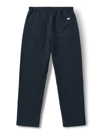 forét - Calm Seersucker Pants | Navy