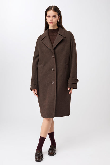 LangerChen - Wollmantel | Brown