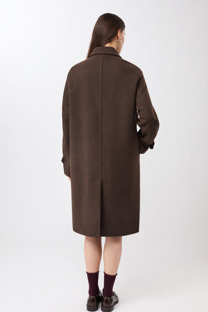 LangerChen - Wollmantel | Brown