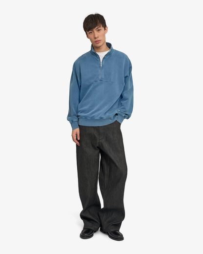 Colorful Standard - Organic Quarter Zip | Faded Indigo