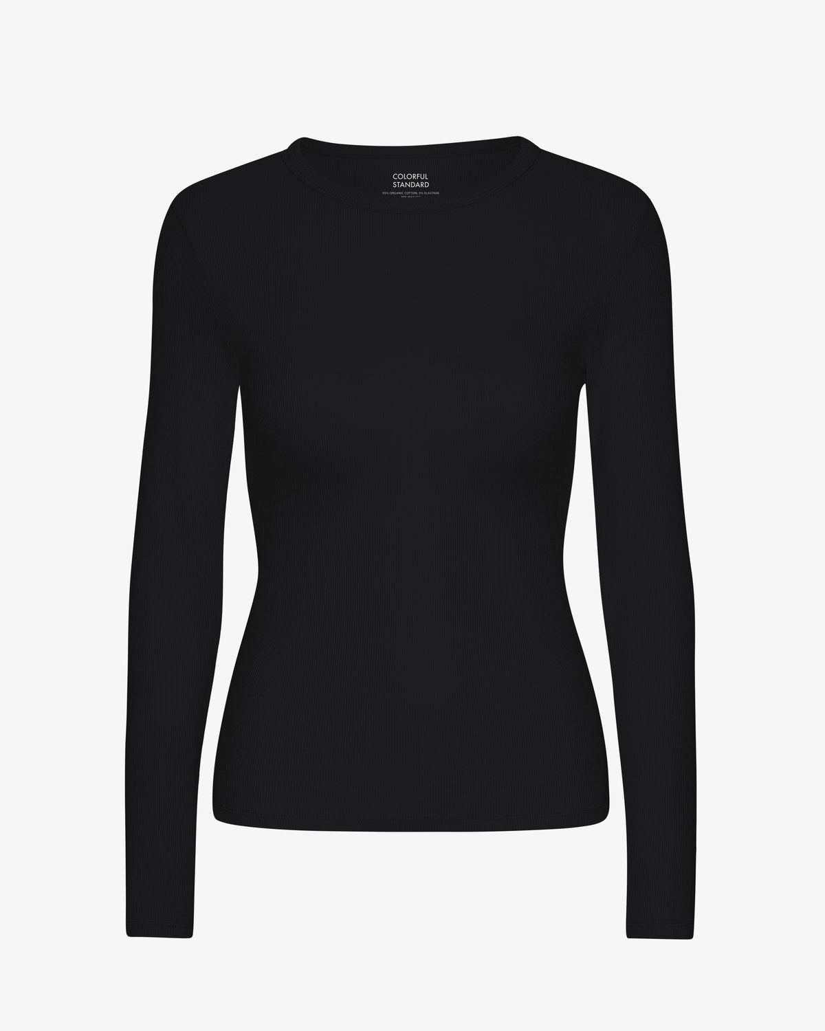 Colorful Standard - Organic Rib Longsleeve | Deep Black