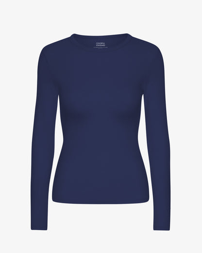 Colorful Standard - Organic Rib Longsleeve | Marine Blue