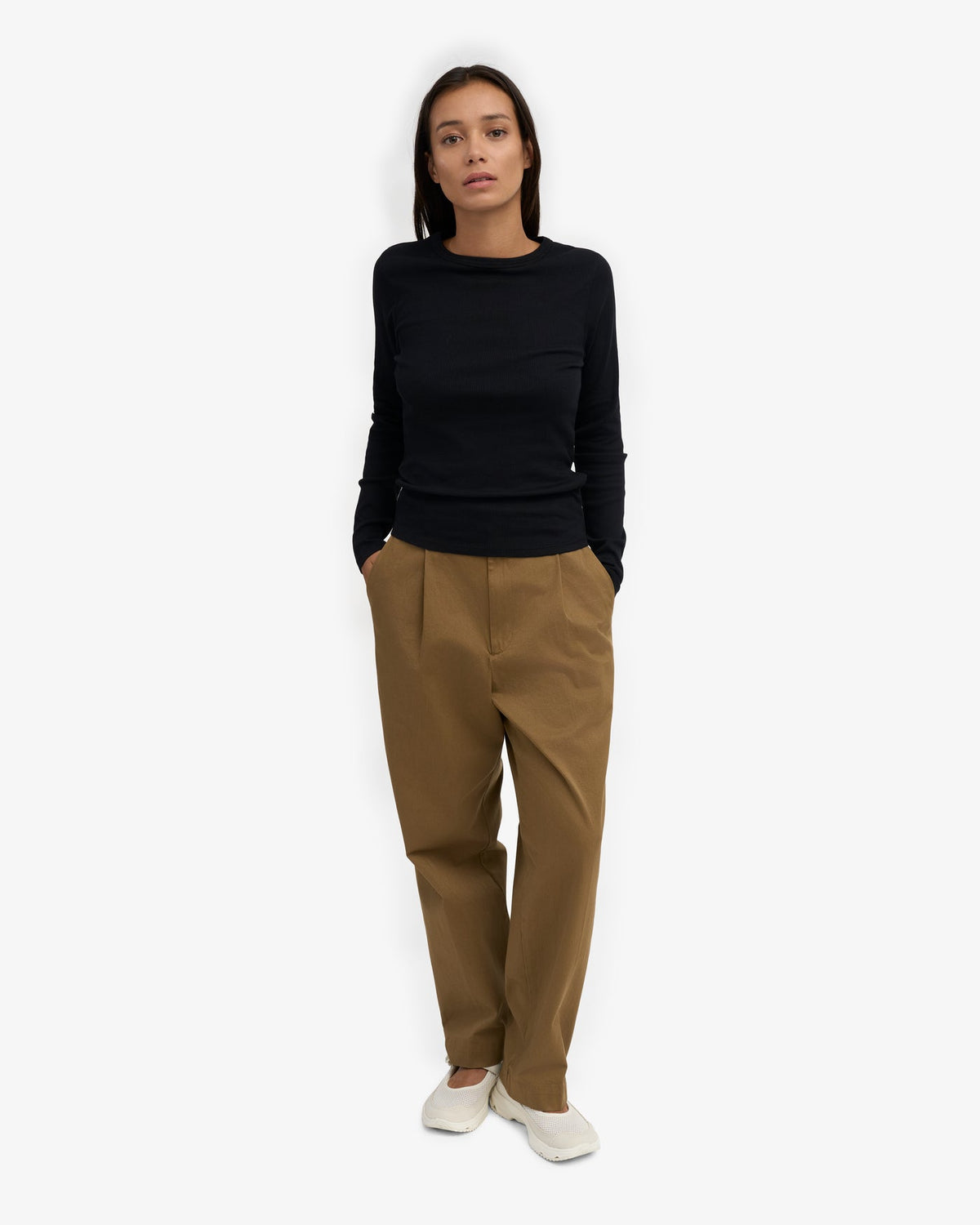 Colorful Standard - Organic Rib Longsleeve | Deep Black