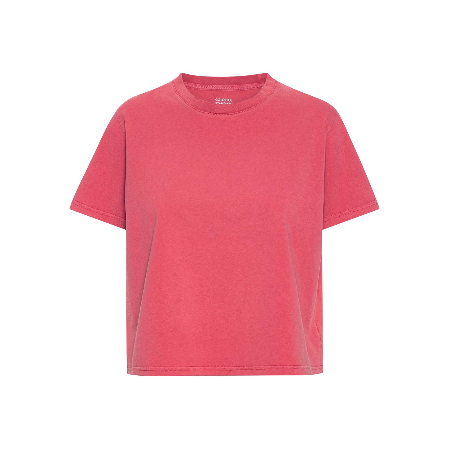 Colorful Standard - Organic Boxy Crop Tee | Faded Red
