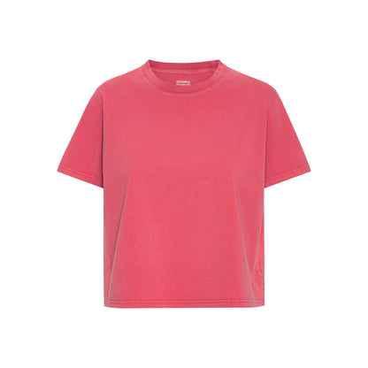Colorful Standard - Organic Boxy Crop Tee | Faded Red