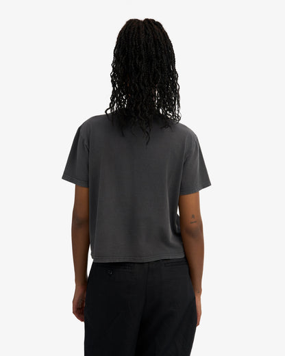 Colorful Standard - Organic Boxy Crop Tee Faded Black