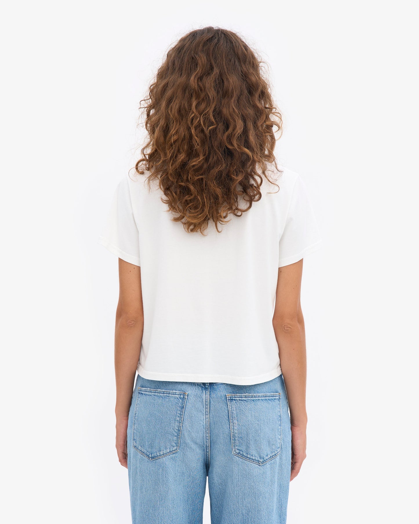Colorful Standard - Organic Boxy Crop Tee Optical White