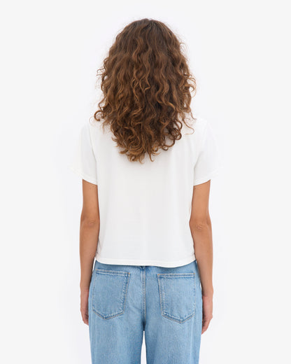 Colorful Standard - Organic Boxy Crop Tee Optical White
