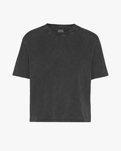 Colorful Standard - Organic Boxy Crop Tee Faded Black