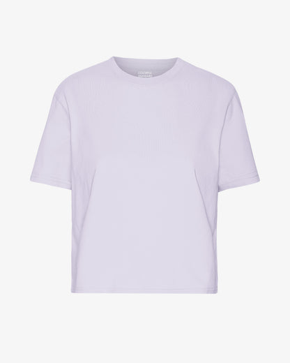 Colorful Standard - Organic Boxy Crop Tee Soft Lavender