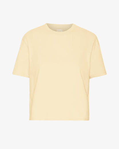 Colorful Standard - Organic Boxy Crop Tee Soft Yellow