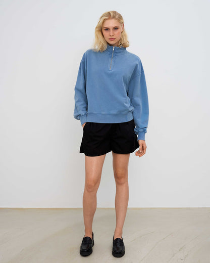 Colorful Standard - Organic Quarter Zip | Faded Indigo