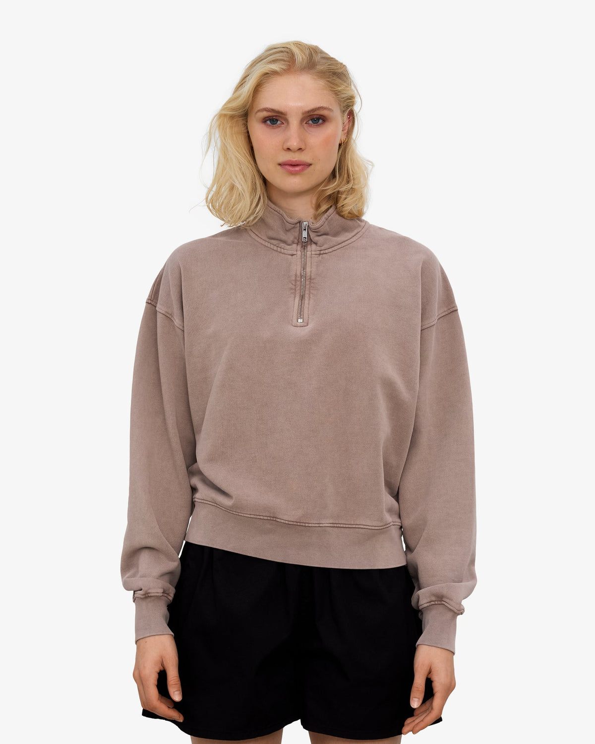 Colorful Standard - Organic Quarter Zip | Faded Khaki