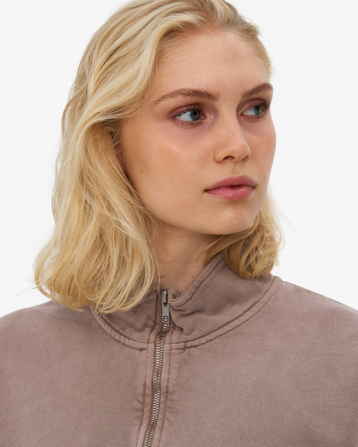 Colorful Standard - Organic Quarter Zip | Faded Khaki