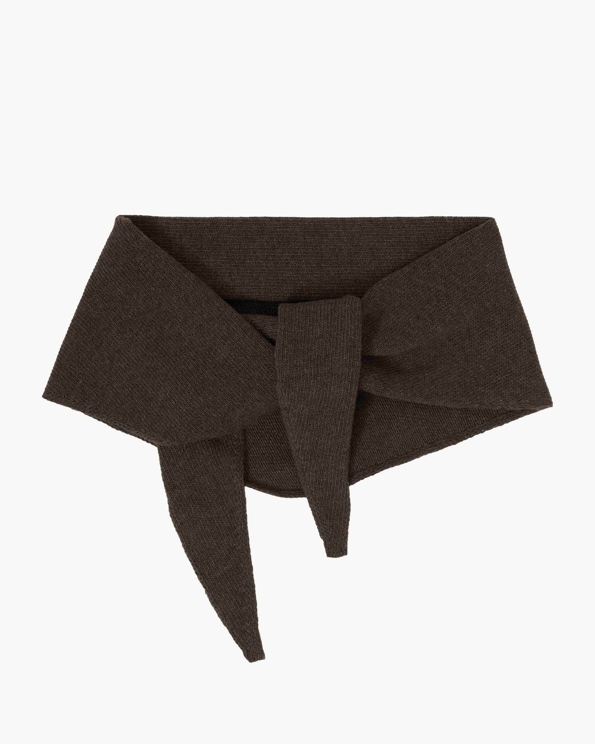 Colorful Standard - Cashmere Triangle Scarf | Coffee Brown