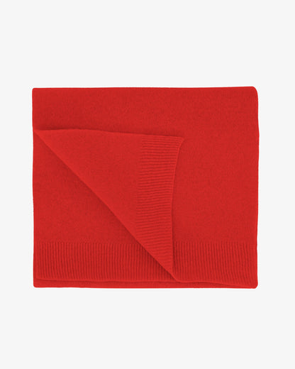 Colorful Standard - Merino Wool Scarf | Red Tangerine
