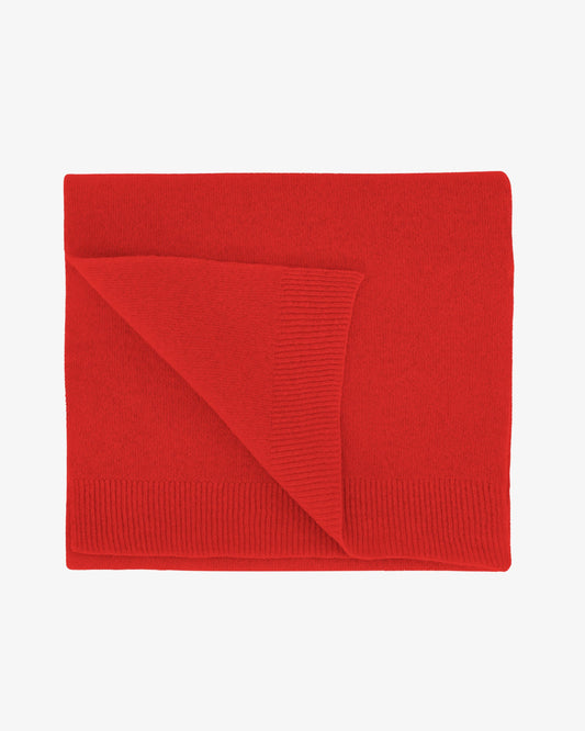 Colorful Standard - Merino Wool Scarf | Red Tangerine