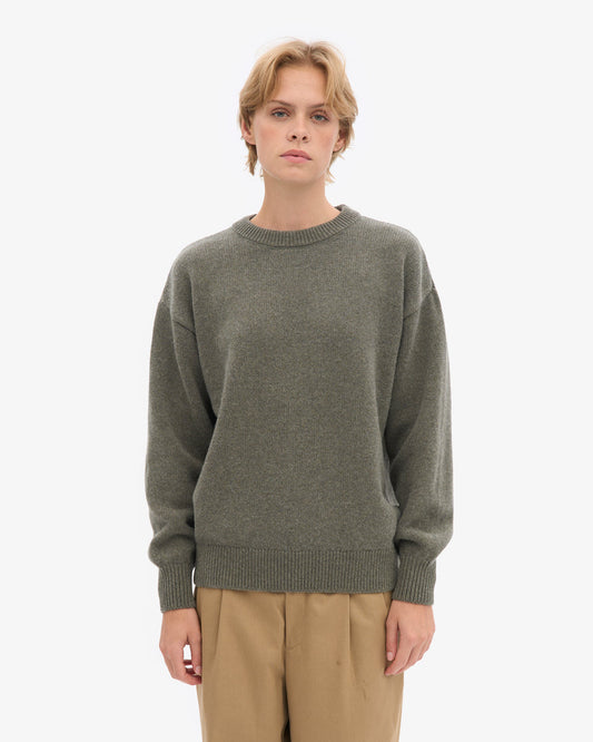 Colorful Standard - Oversized Merino Wool Crew | Dusty Olive