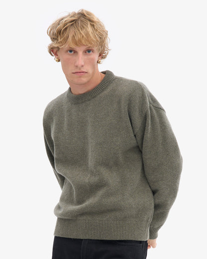 Colorful Standard - Oversized Merino Wool Crew | Dusty Olive