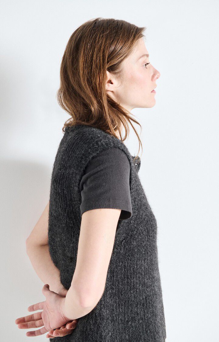 American Vintage - East Cardigan Anthracite Chine