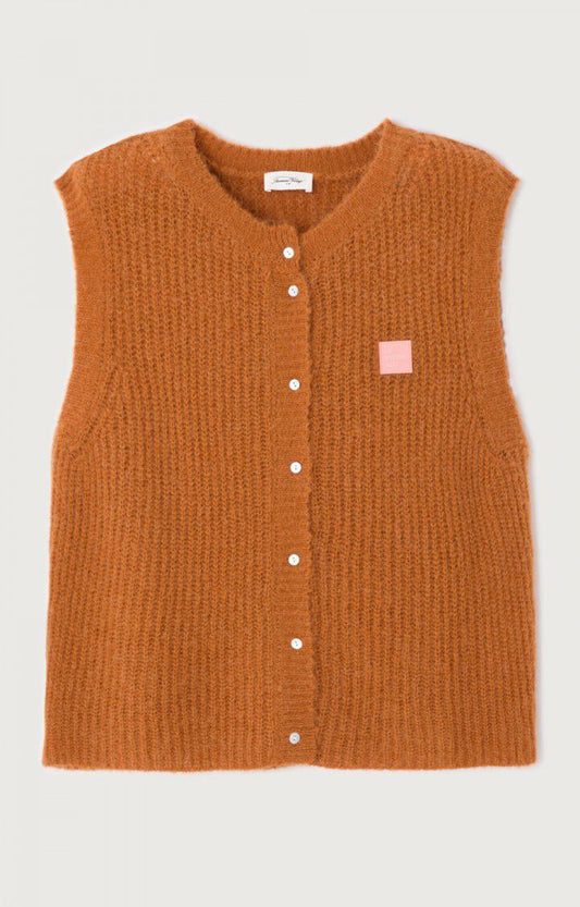 American Vintage - East Cardigan Ecureuil Chine