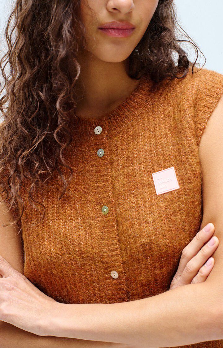 American Vintage - East Cardigan Ecureuil Chine