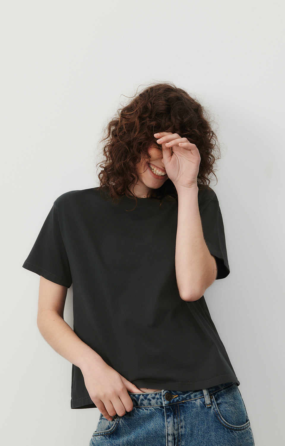 American Vintage - Fizvalley T-Shirt Carbone Vintage