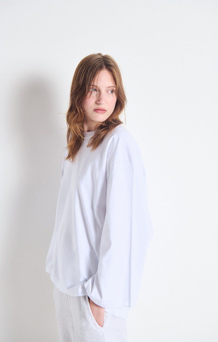 American Vintage - FIZVALLEY Longsleeve Blanc
