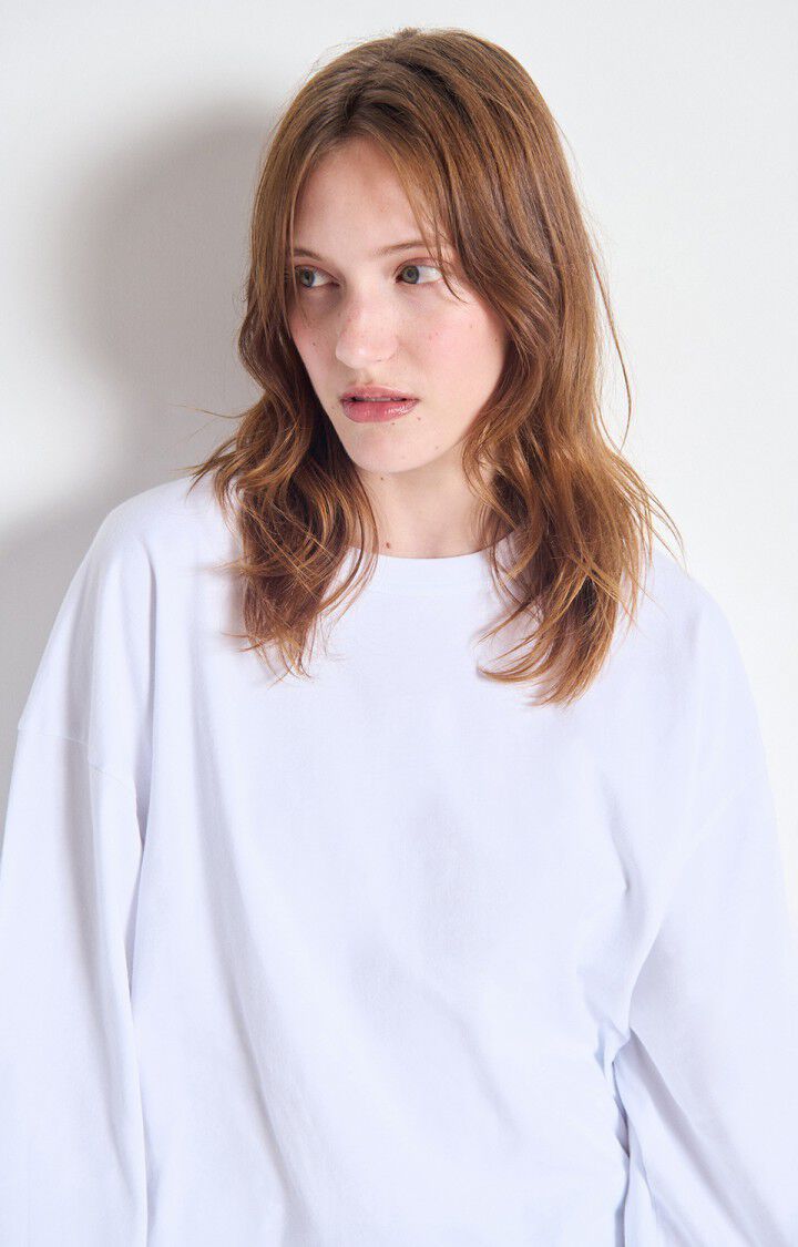 American Vintage - FIZVALLEY Longsleeve Blanc