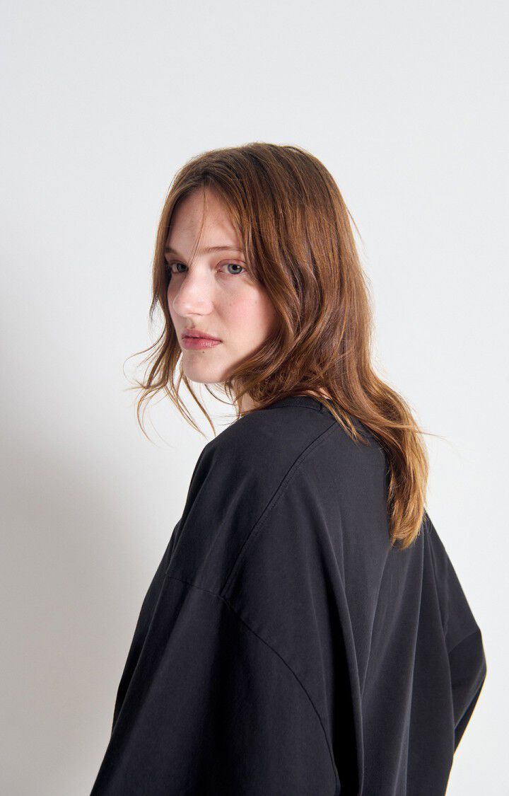American Vintage - FIZVALLEY Longsleeve Noir Vintage