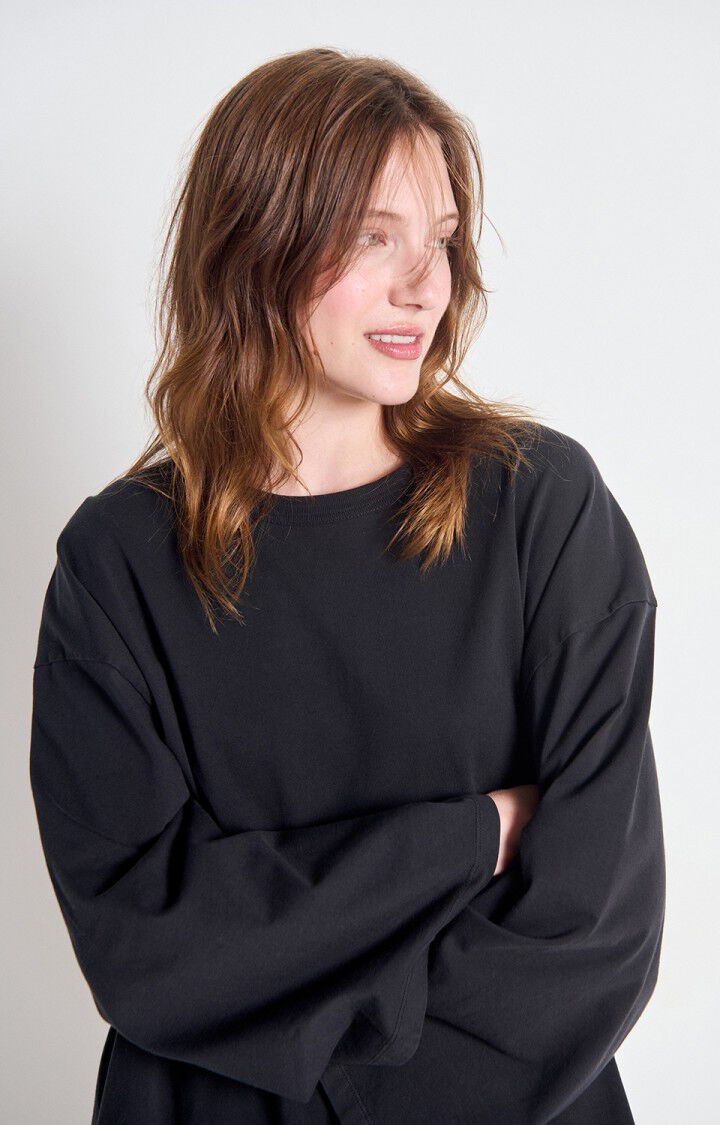 American Vintage - FIZVALLEY Longsleeve Noir Vintage