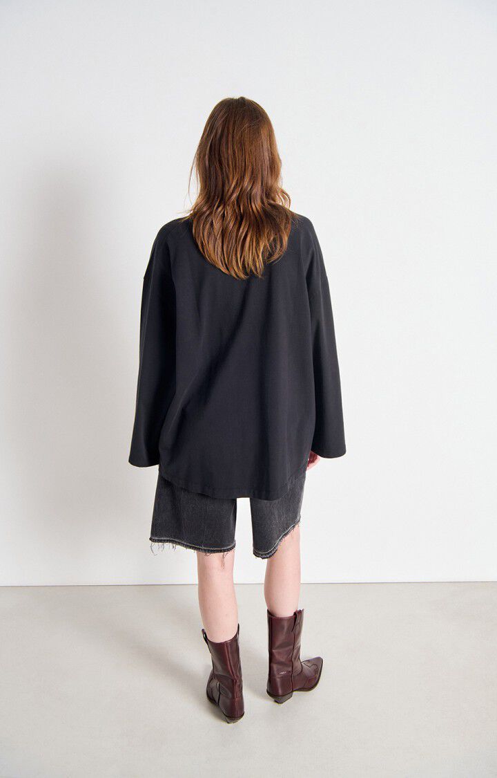American Vintage - FIZVALLEY Longsleeve Noir Vintage