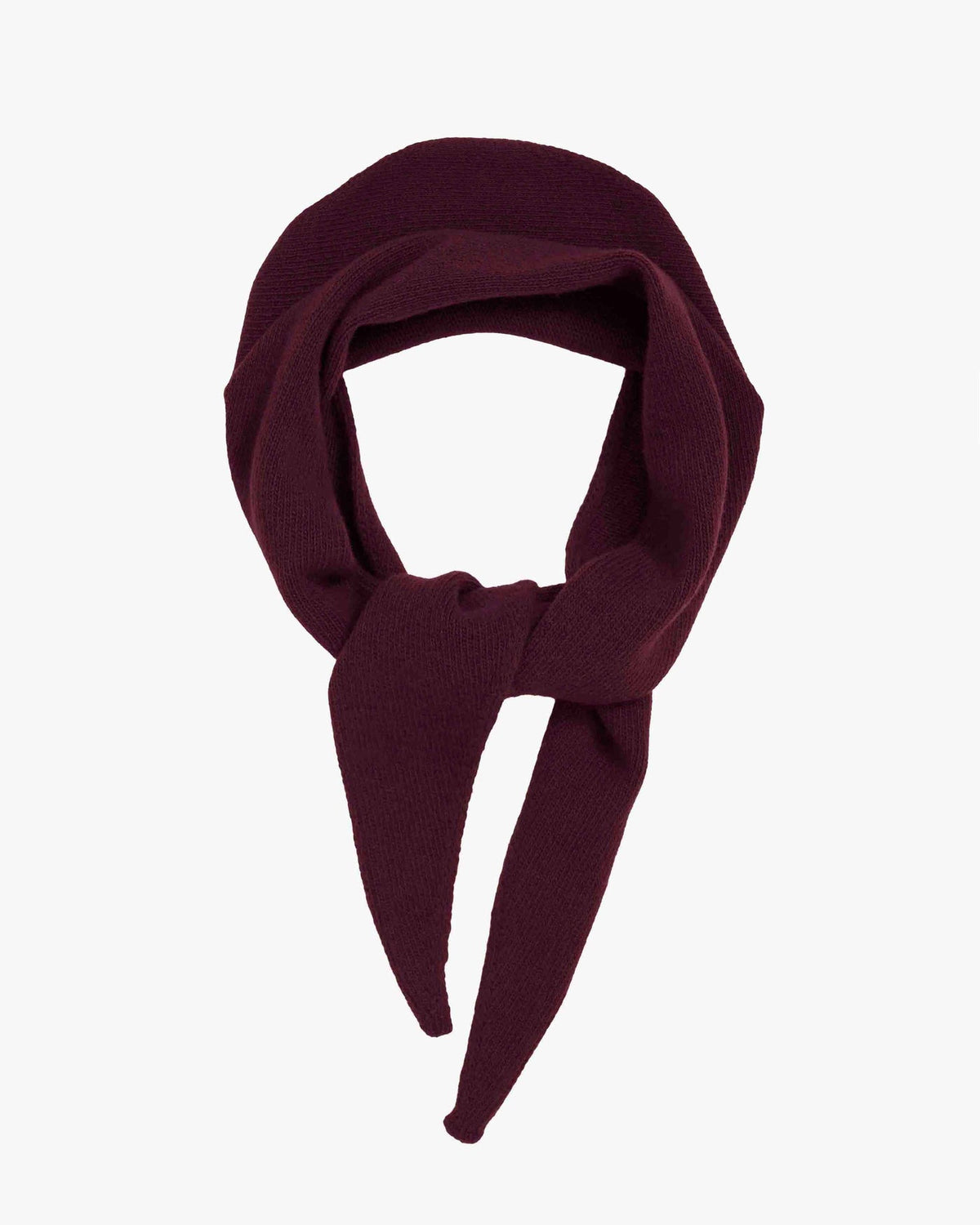 Colorful Standard - Merino Wool Triangle Scarf | Oxblood Red